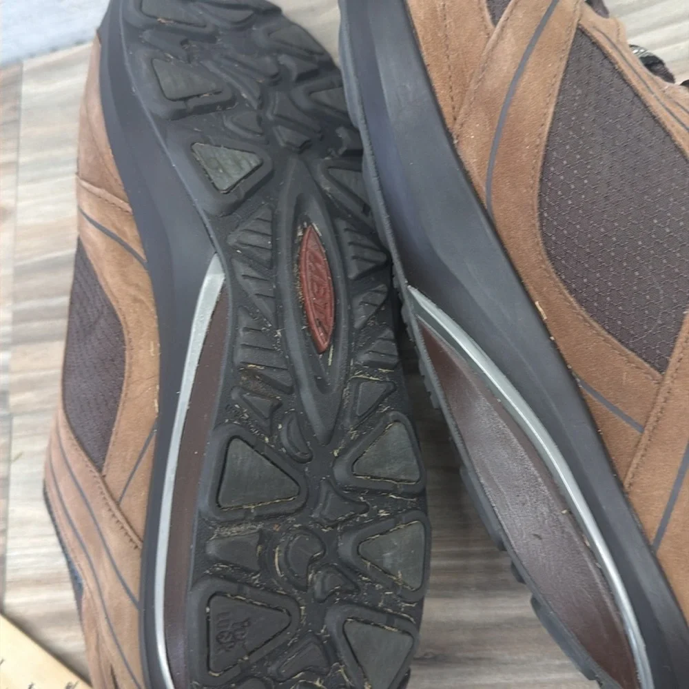 MBT Gore-Tex Shoes Mens Size 13 13.5 Brown Walking‎ Comfort Oxford Leather